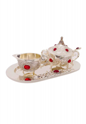 Unique Design Sugar & Milk pot