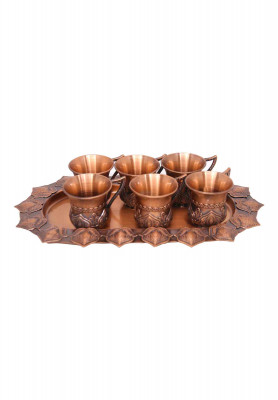 Metal Tea Pot with Fray