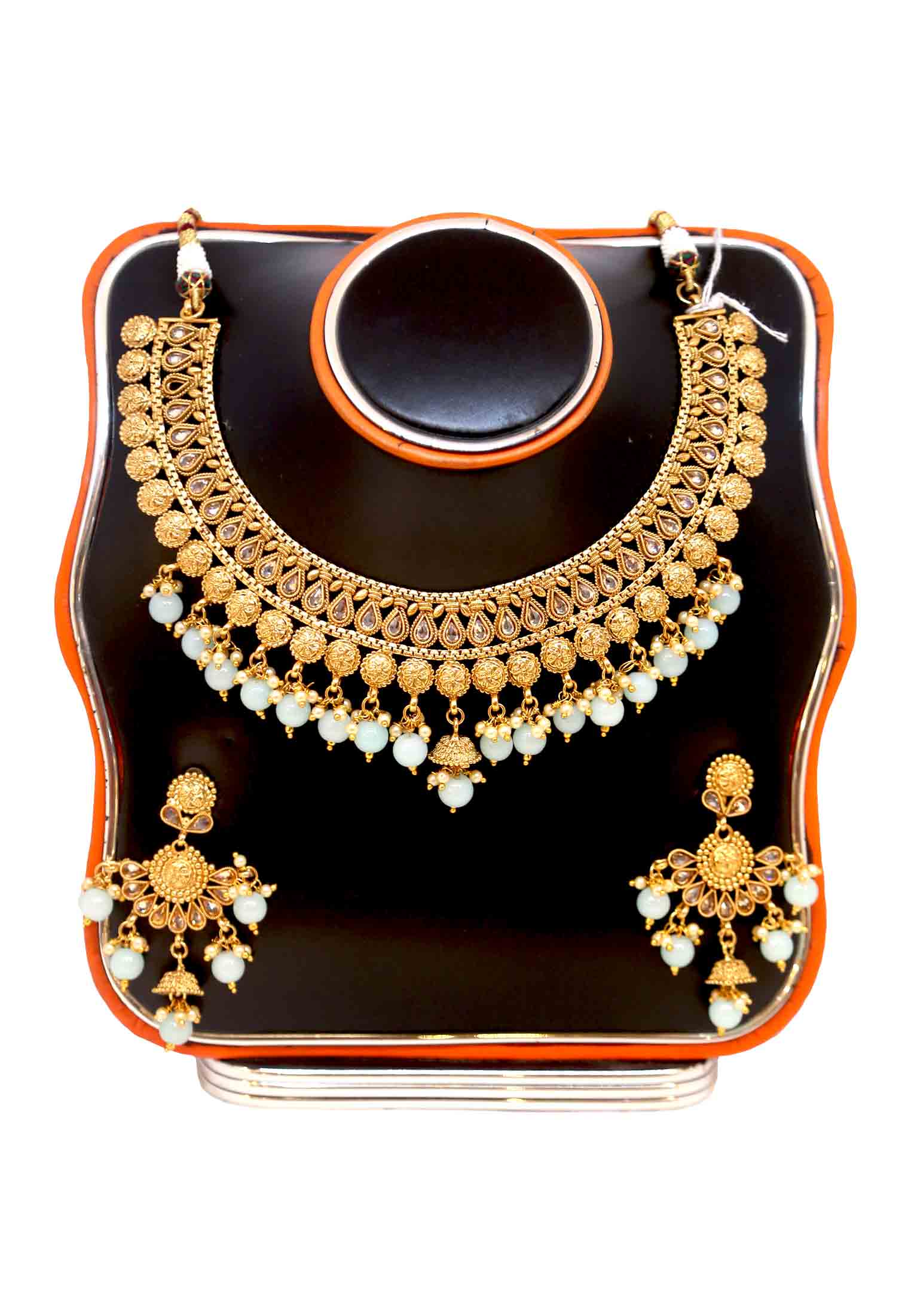 Gold plate party Joypuri necklace 