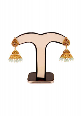 Golden Joypuri jhumka 