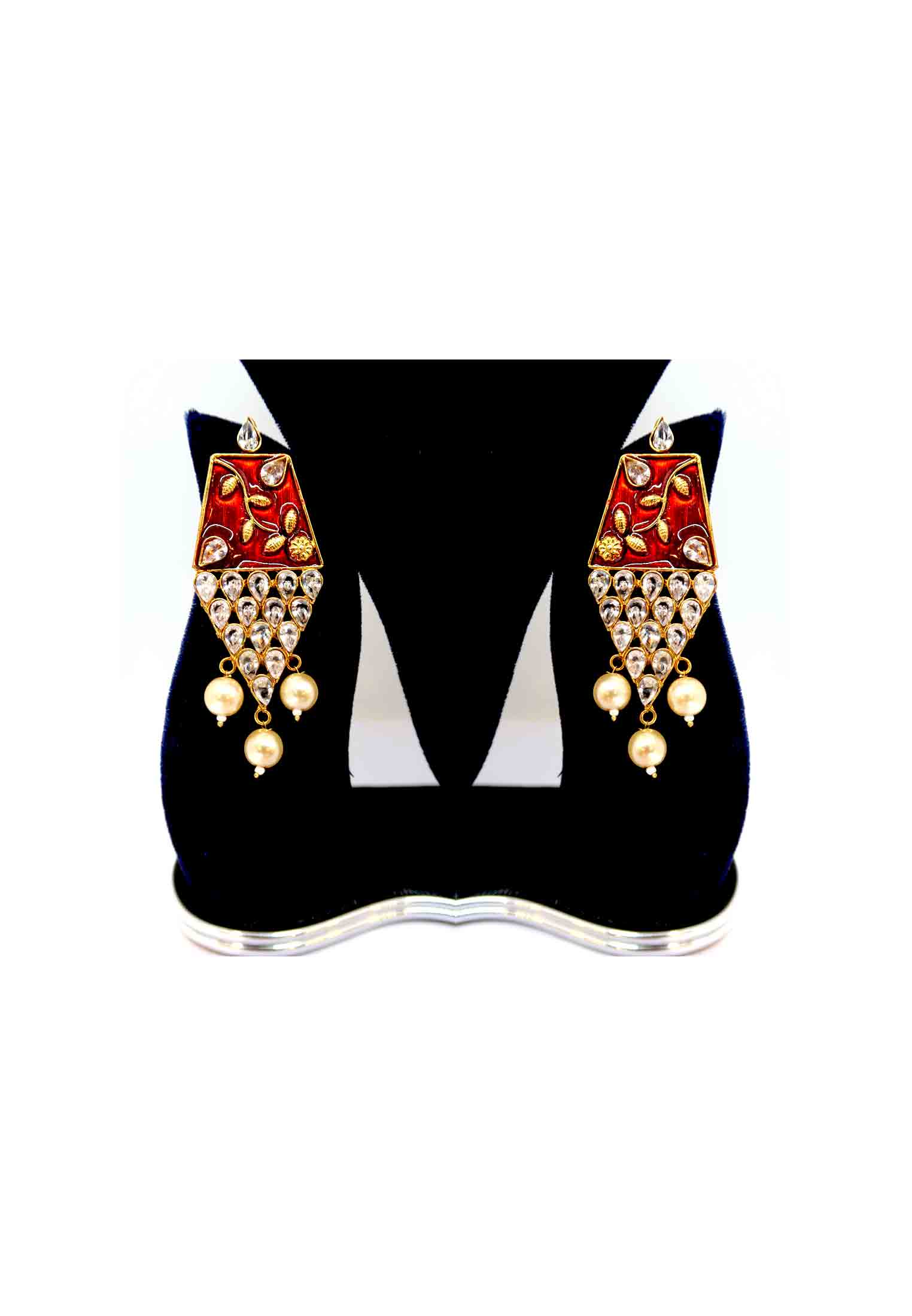 Mina kani necklace with ear ring
