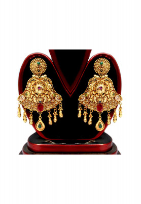 Stone real Rubi Sita har with ear ring & Tikly  