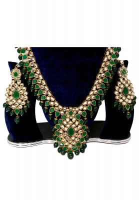 Sita har necklace with ear  ring  