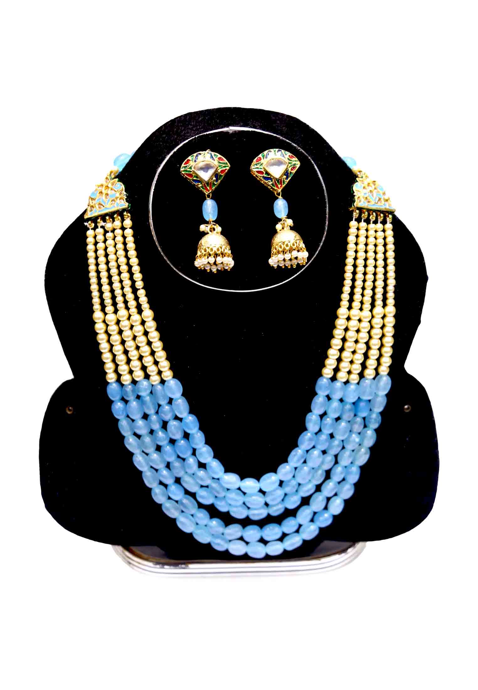Blue Joypuri Lohoree Set