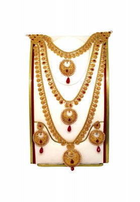 Bangladeshi Metal work Sita har With ear ring 