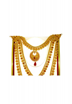Bangladeshi Metal work Sita har With ear ring 