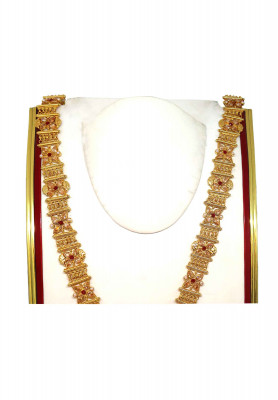 Bangladeshi metal long Sita har With ear ring 