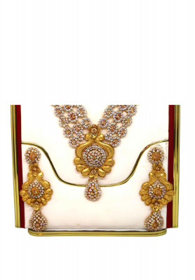 Real stone copper antic Sita har With ear ring 