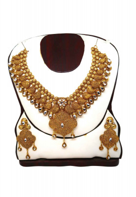 Joypuri gold copper Necklace  