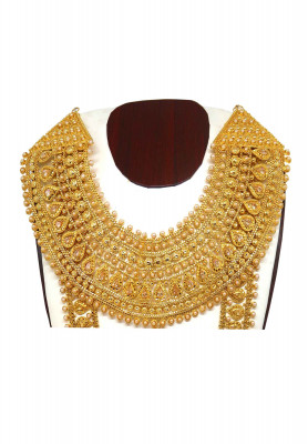 Bangladesh metal Sita har & necklace with ear ring
