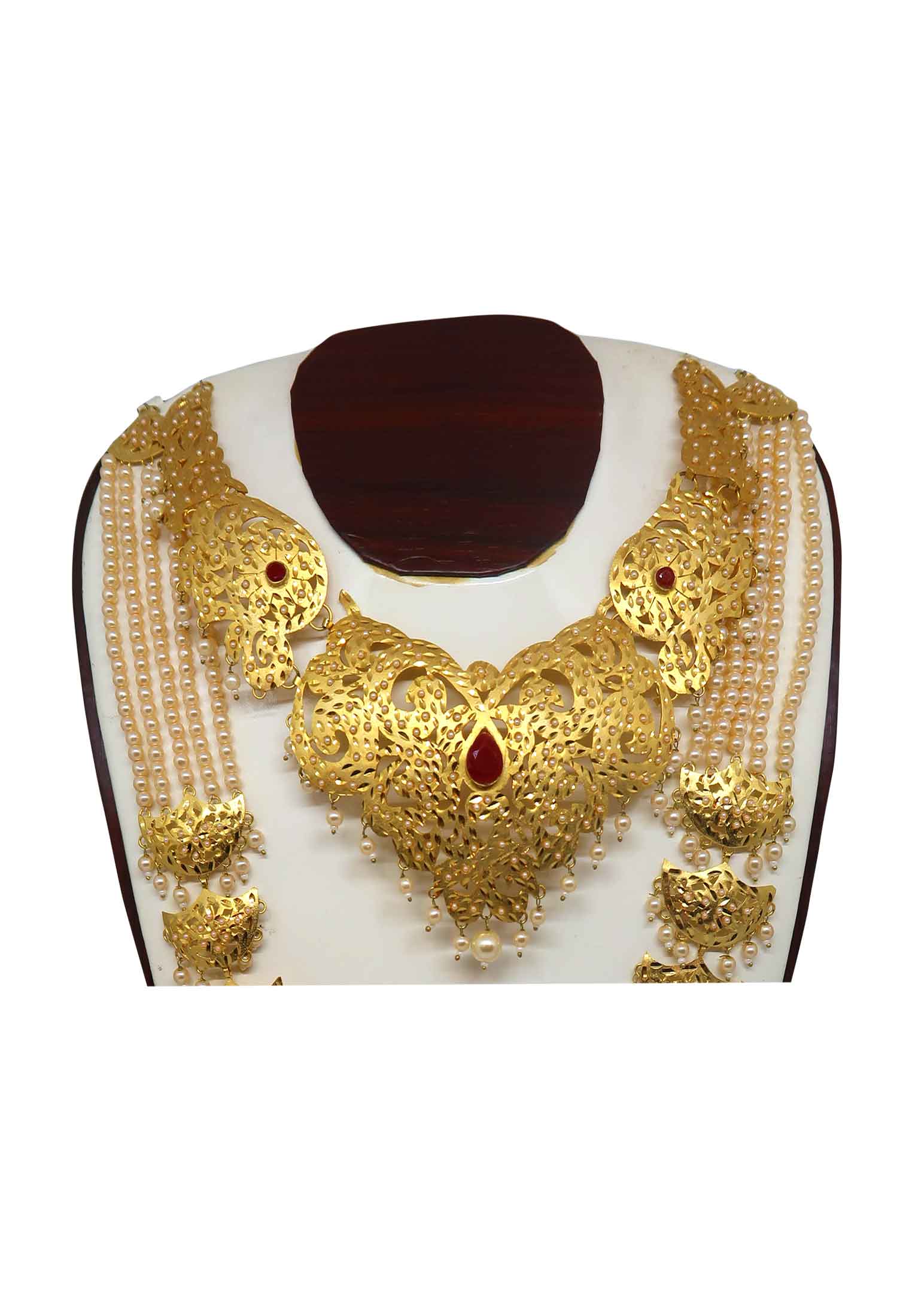Katai work Sita har & necklace with ear ring