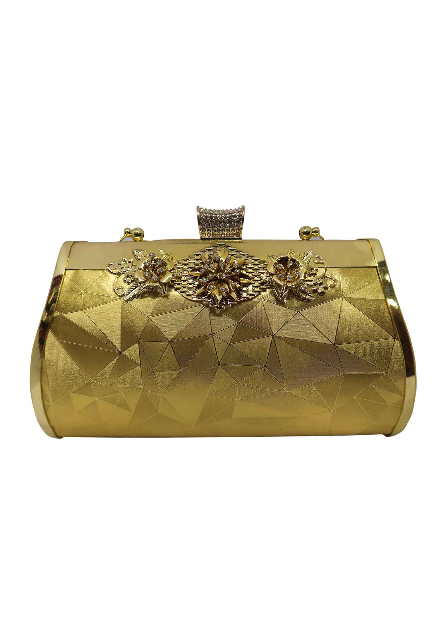 Golden stone work Wedding Party bag