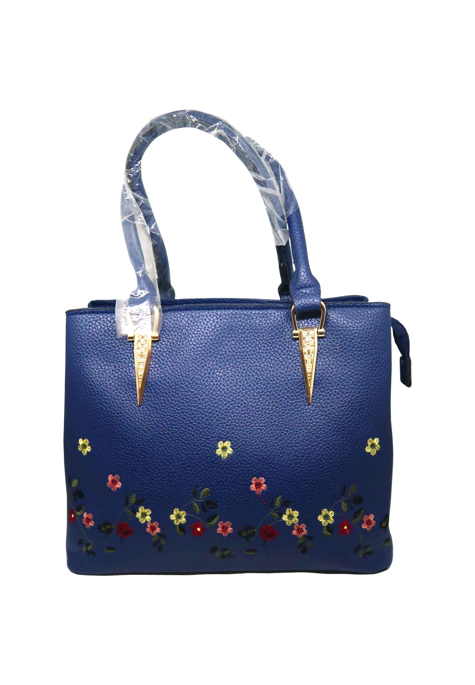Navy blue Artificial leather  Party bag