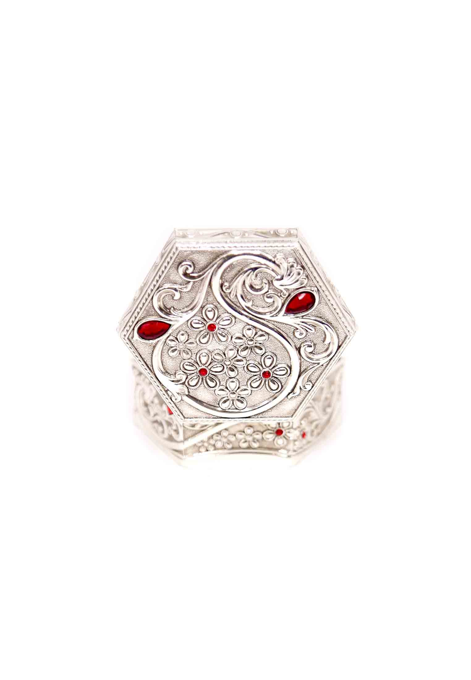 Silver color small  Ornaments box 