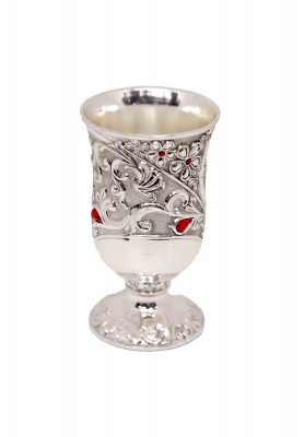 Silver metal sura glass  