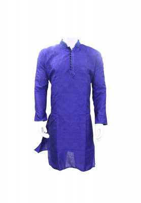 Blue Indian Katan Panjabi