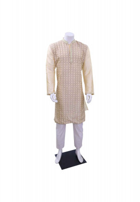 Golden Indian Dhupiyan Panjabi