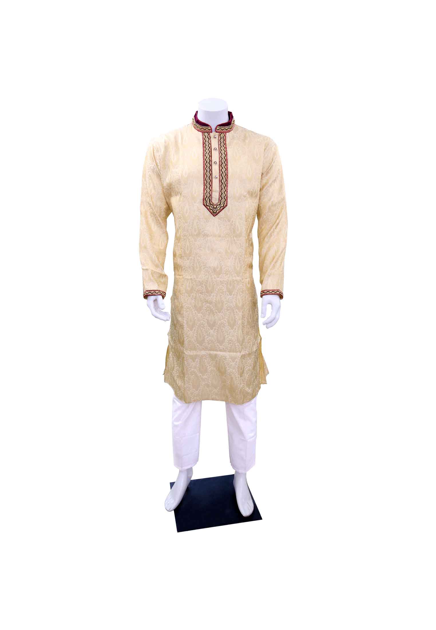 Golden Indian Katan Panjabi