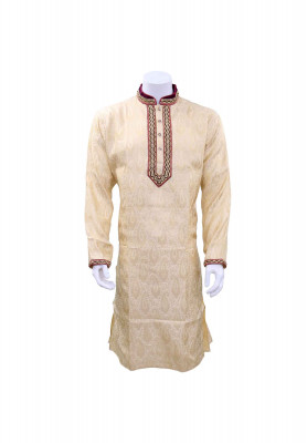 Golden Indian Katan Panjabi