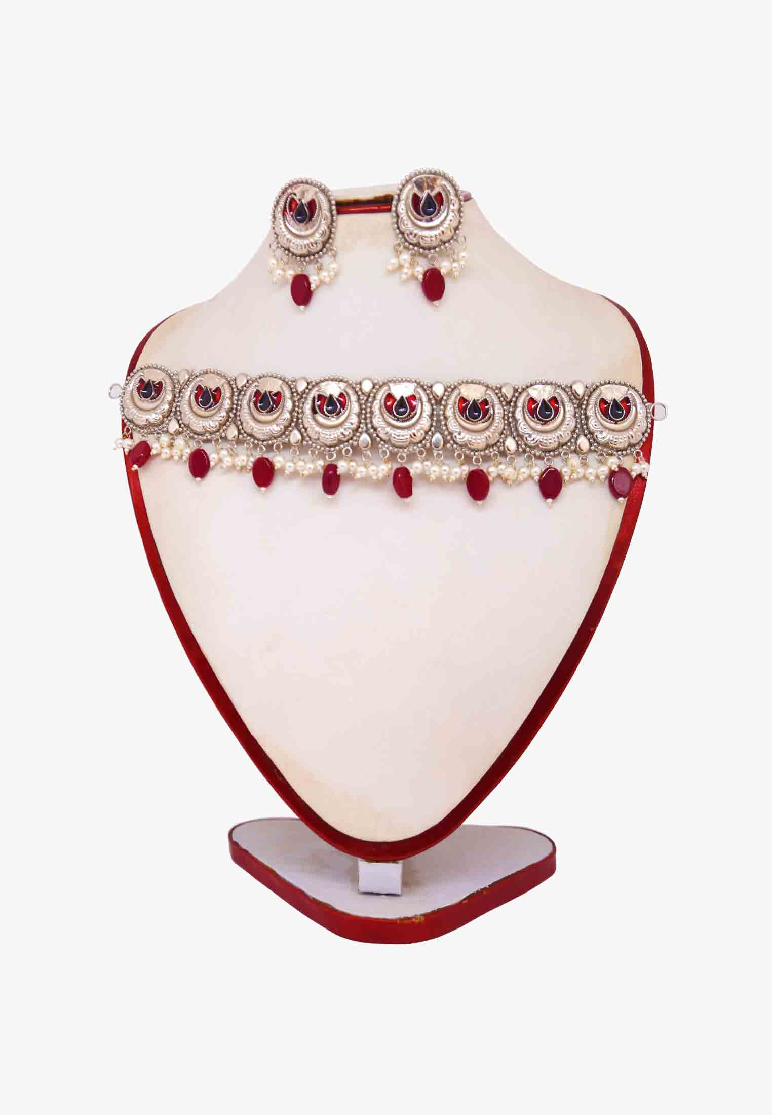 Silver Plated Kontho Haar Set