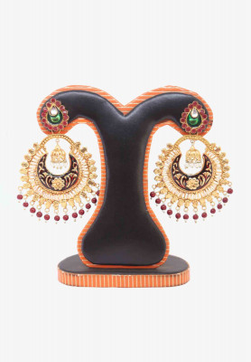 Golden Pearl Earrings