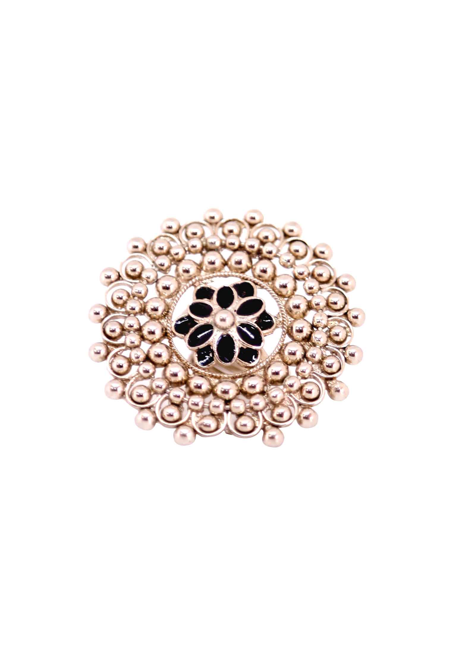 Silver plated finger ring 