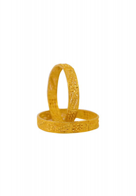 Round Shape Gold Plated Churi