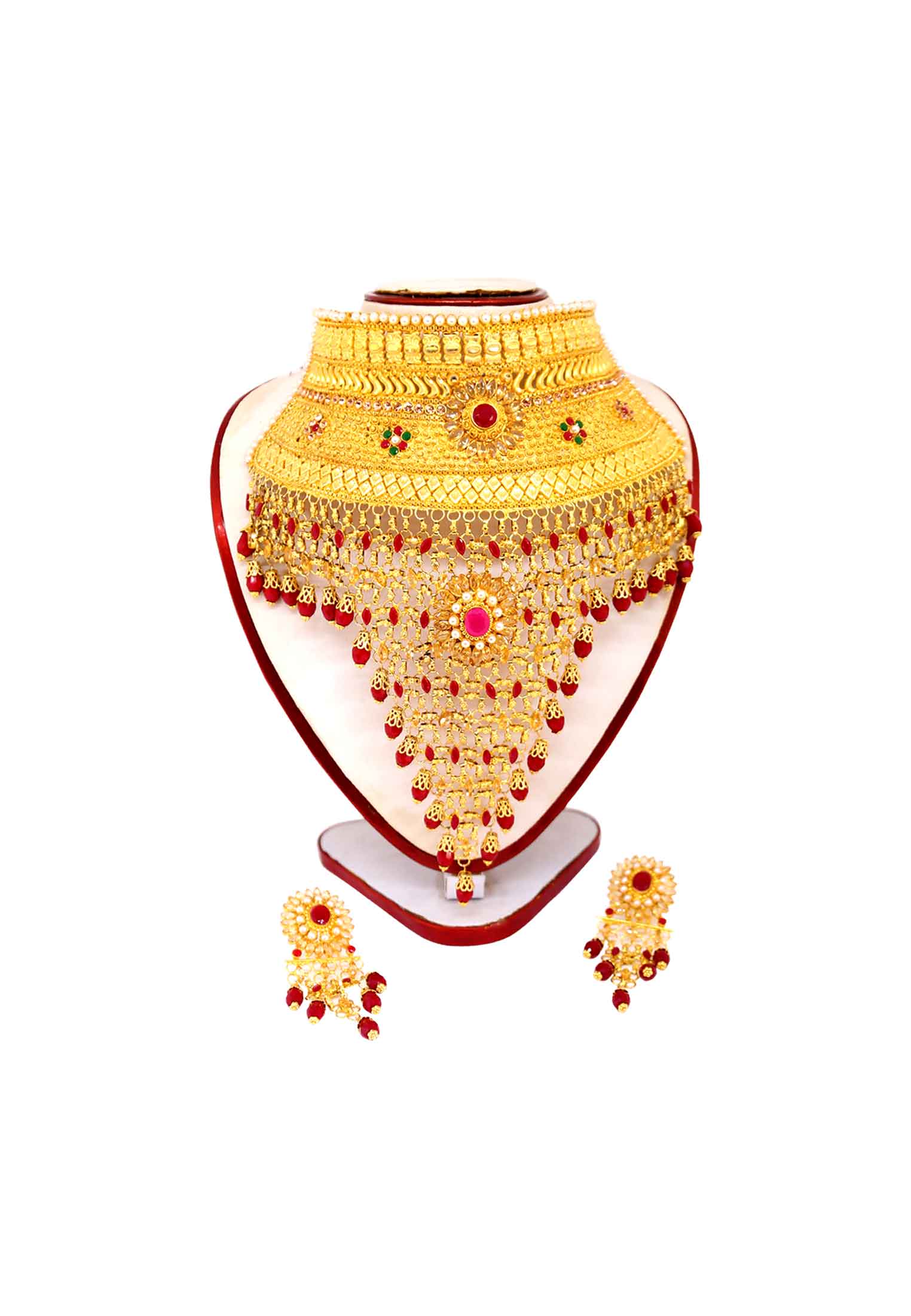 V shape kontho set