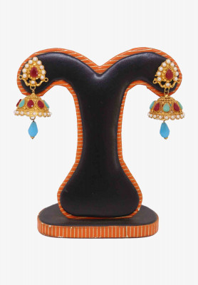 Blue Drops Wedding Earring