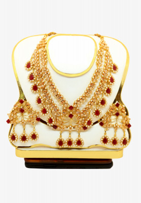 V Shape Stone Necklace