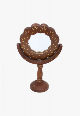 Wood mirror