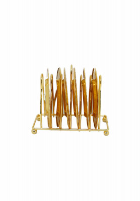 Golden Glass Coasler 