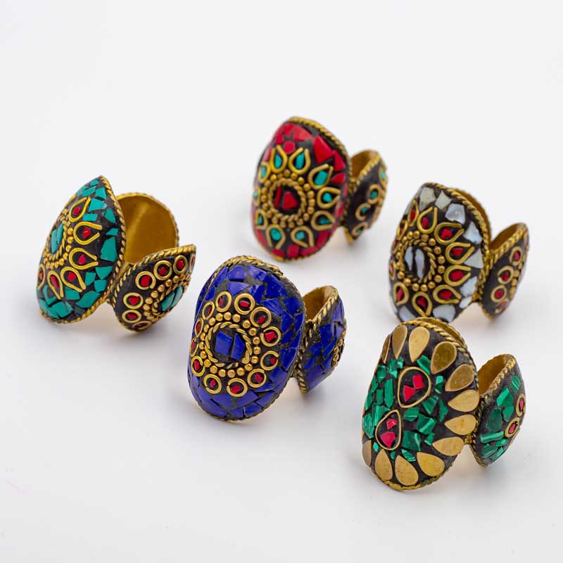 Multi Color Finger Ring 
