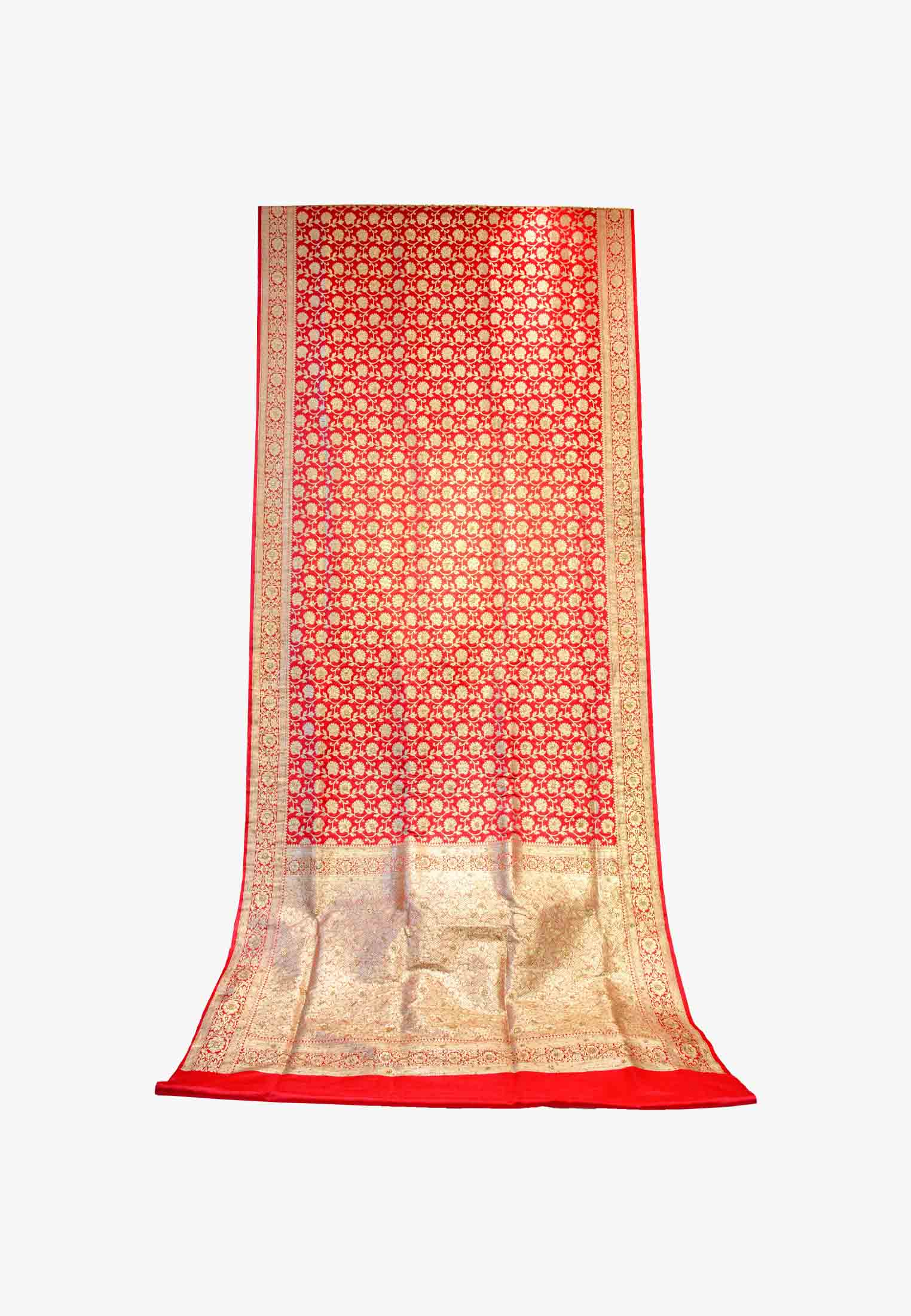 Pure Benarasi Katan (Red)