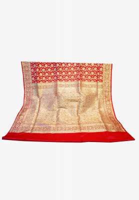 Pure Benarasi Katan (Red)