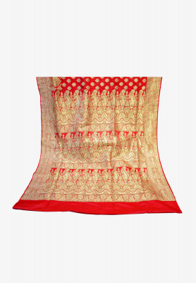 Pure Benarasi Katan (Red)