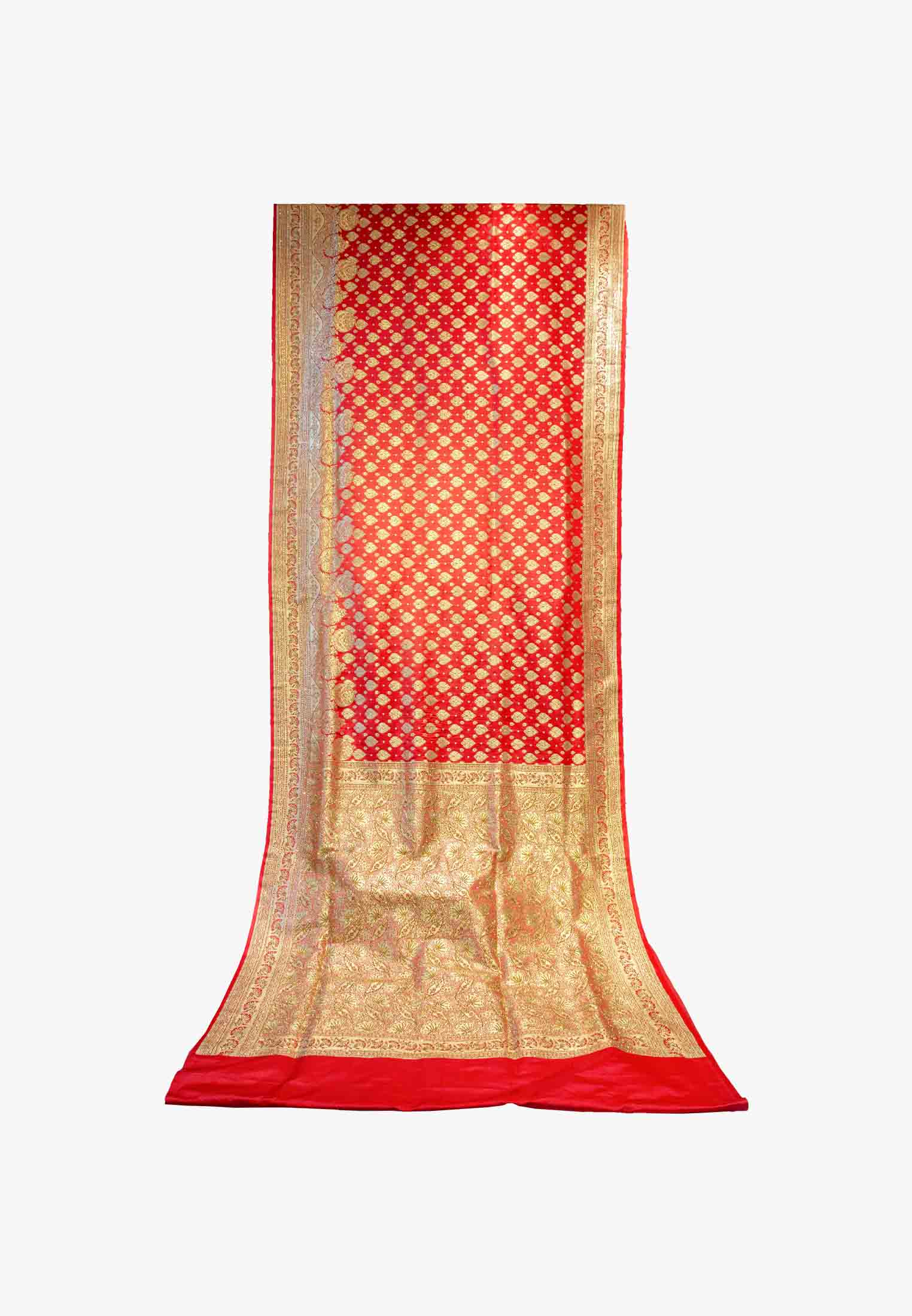 Pure Benarasi Katan (Red)