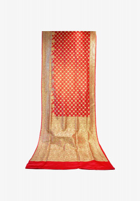 Pure Benarasi Katan (Red)