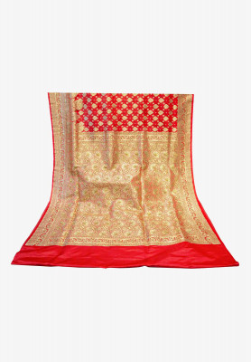 Pure Benarasi Katan (Red)