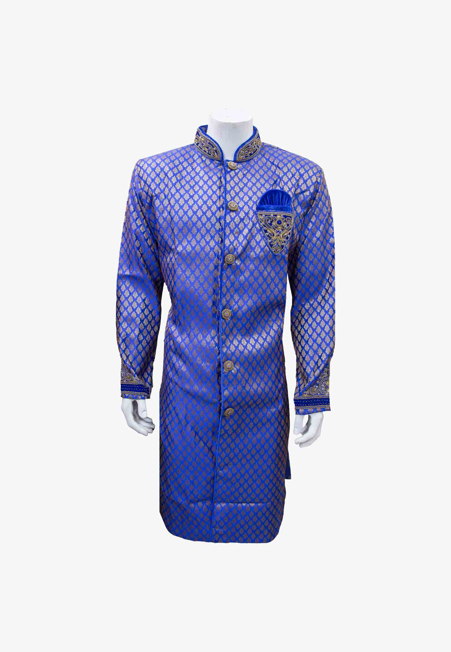 Dark Blue Exclusive Sherwani