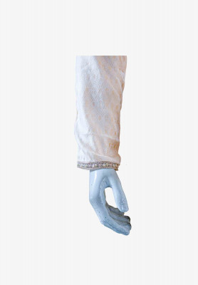 Indian Party Off White  Panjabi