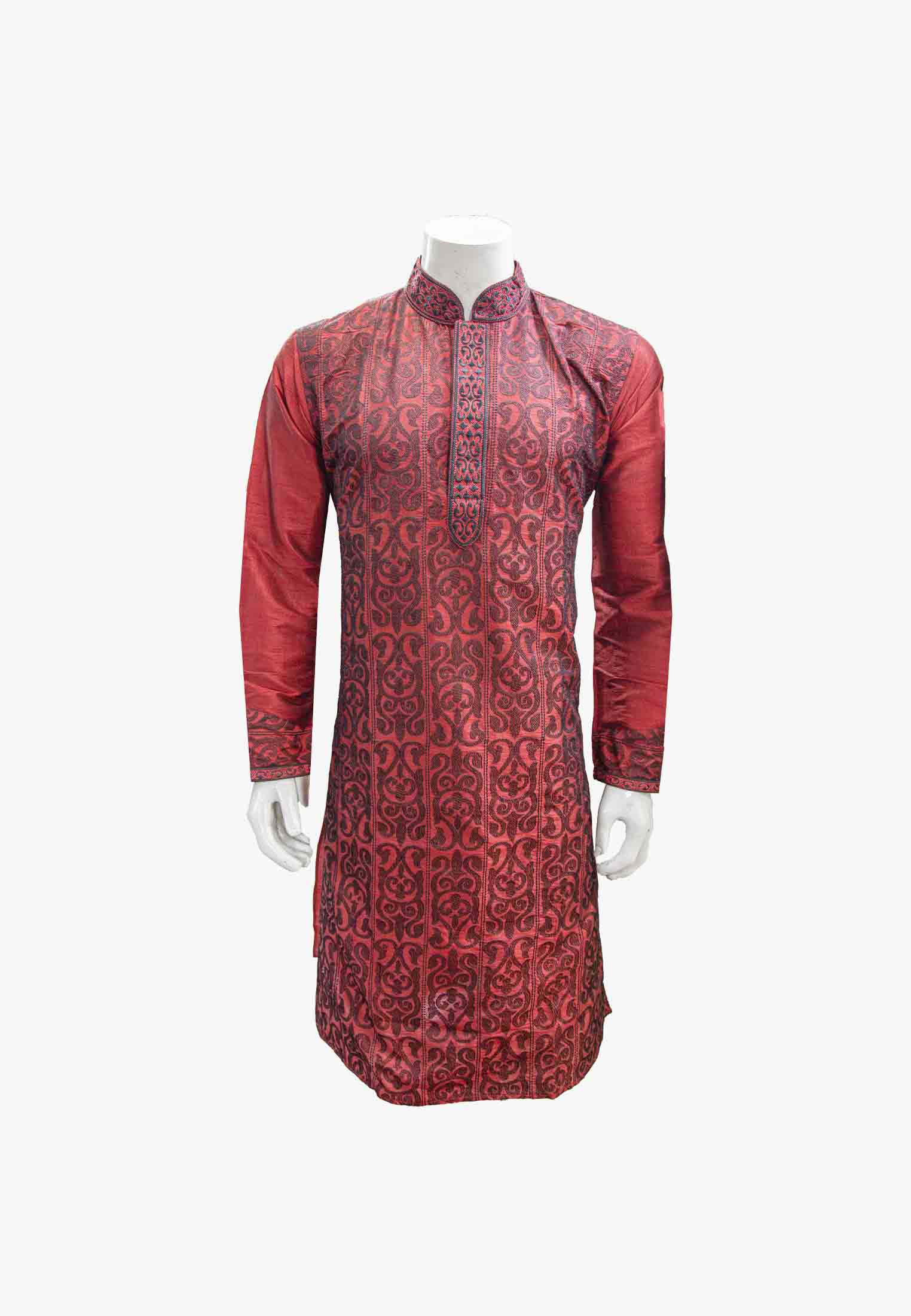 Indian Party Red Panjabi