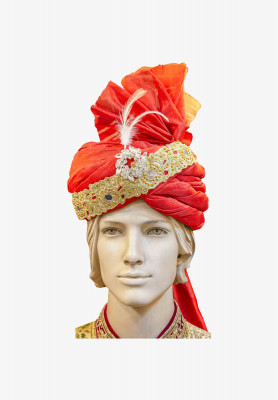 Golden Rajasthani wedding sherwani