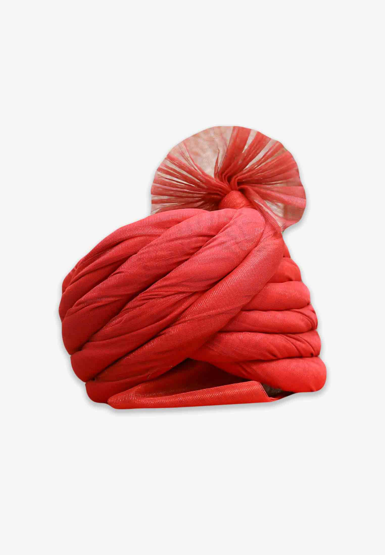 Red Colored Wedding Pagri