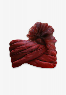 Maroon Rajasthani Wedding Pagri