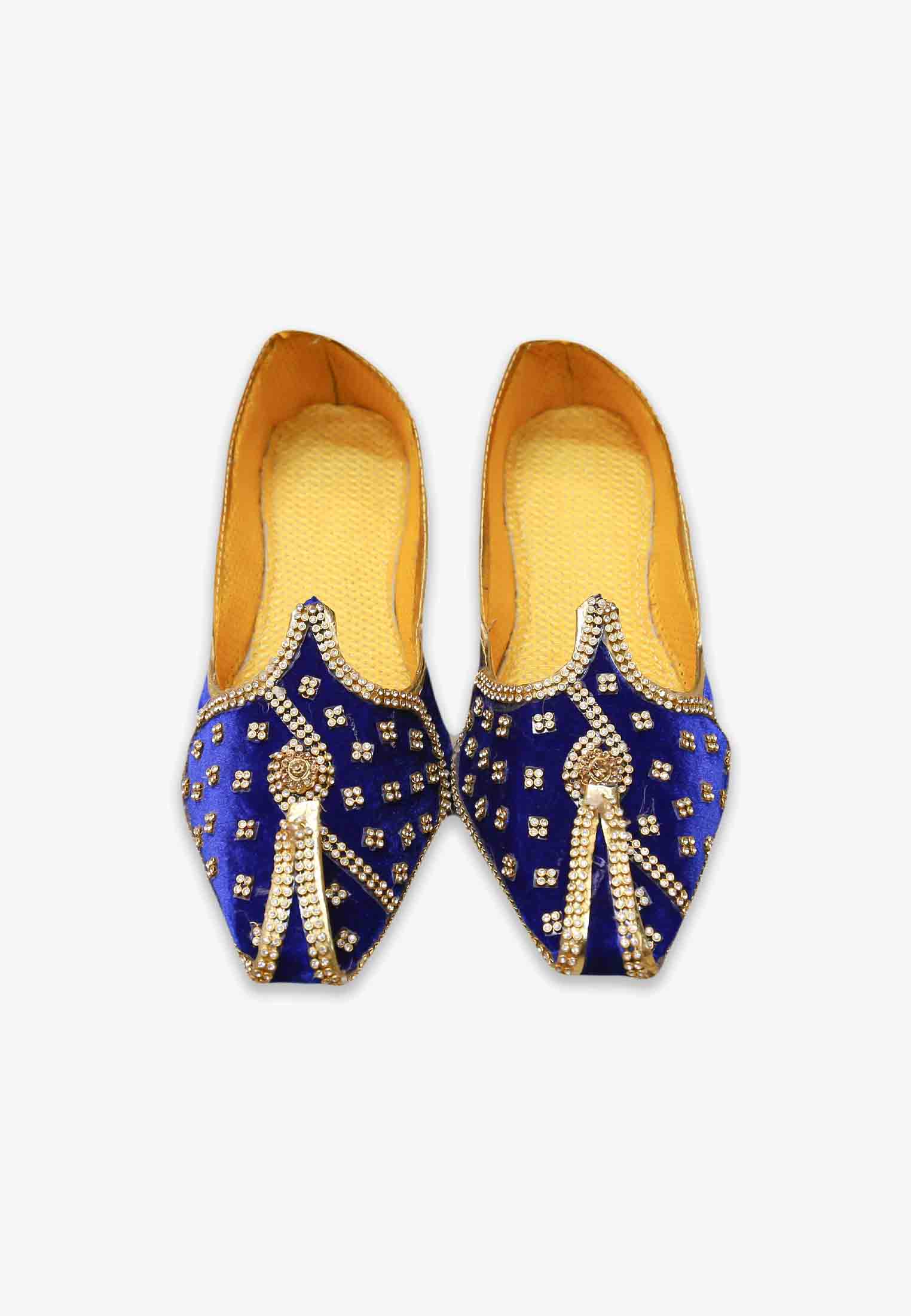Blue Colored Affordable Groom Nagra