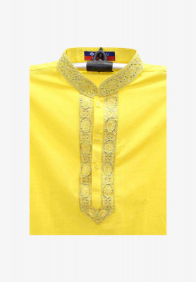 Yellow Colored stylist  Panjabi