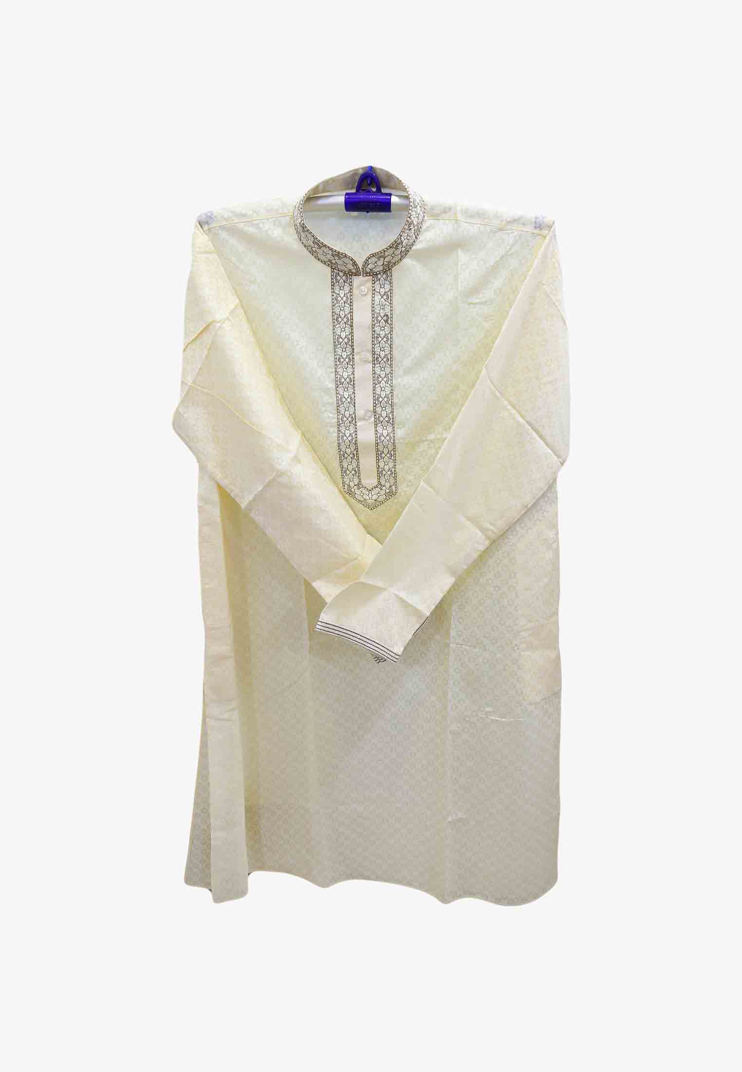 Off white Colored stylist Panjabi