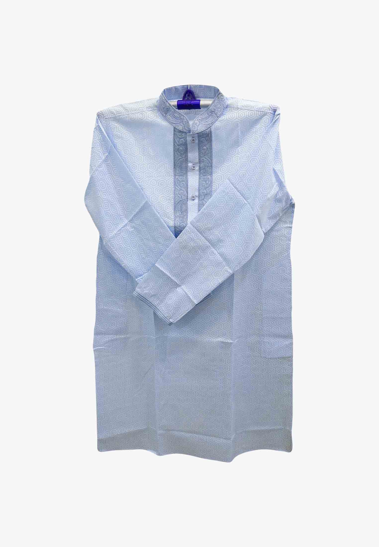 Sky Blue Colored stylist  Panjabi
