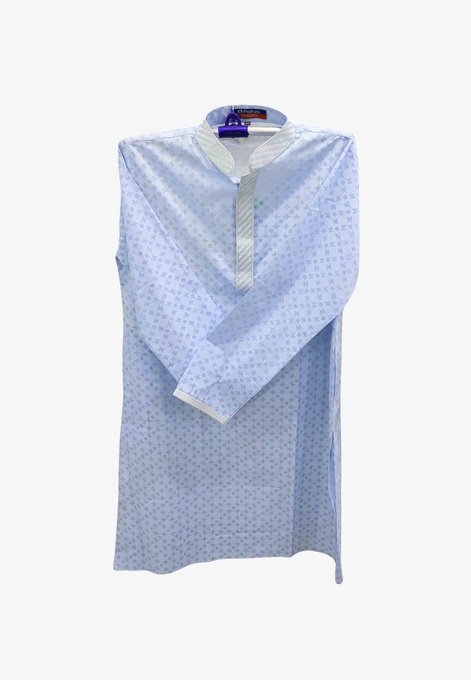 Sky Blue Colored stylist Panjabi